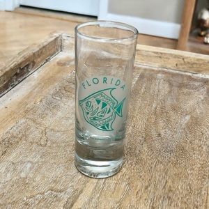 Florida Angel Fish Design Tall Shot Glass